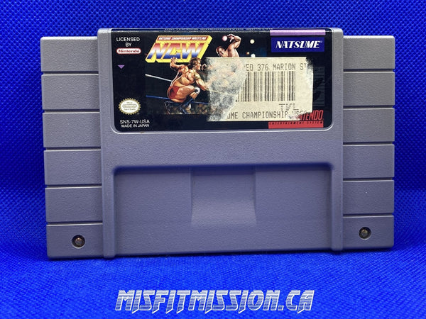 SNES Natsume Championship Wrestling – The Misfit Mission Collectables