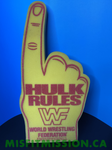 Rare 1988 Vintage WWF/WWE Hulk Hogan Hulkamania #1 Foam Finger