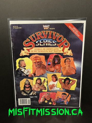 WWF Presents Survivor Series Official Souvenir Edition Program November 23, 1989