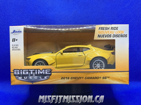 Jada Big Time Muscle 2016 Chevy Camaro SS 1:32 (New) - The Misfit Mission Collectables -Misc. - Jada - Die Cast - -