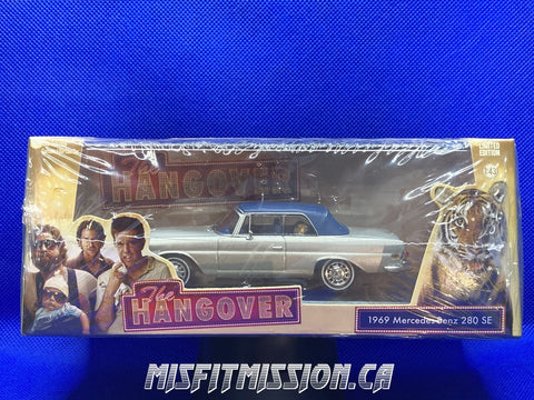 Greenlight 1969 Mercedes Benz 280 SE W/ Top “The Hangover” 1:32 (New) - The Misfit Mission Collectables -Misc. - Green Light - Die Cast - -