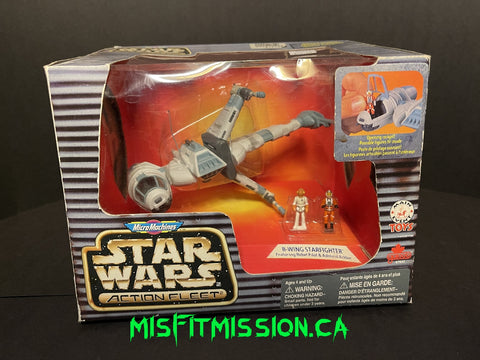 Star Wars 1997 Micro Machines Action Fleet B Wing Starfighter (New)