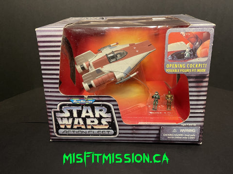 Star Wars 1997 Micro Machines Action Fleet A Wing Starfighter (New)