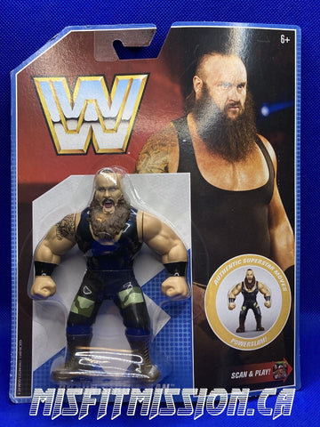 WWE Retro Series Braun Strowman Hasbro Style (New) - The Misfit Mission Collectables -Wrestling - Mattel - Packaged Figures - WWF Hasbro Figures -