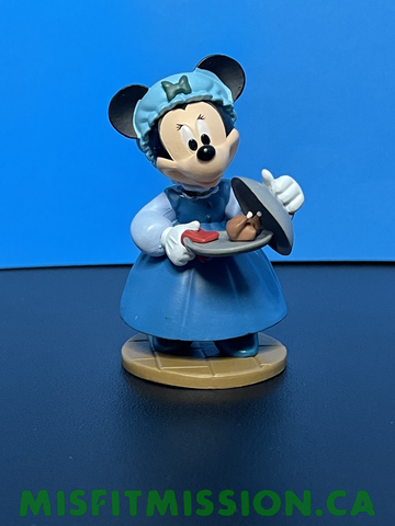 Disney Clubhouse Christmas Minnie Mouse PVC Statue Figure