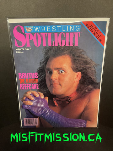 WWF Wrestling Spotlight Magazine #3 1989 Brutus The Barber Beefcake