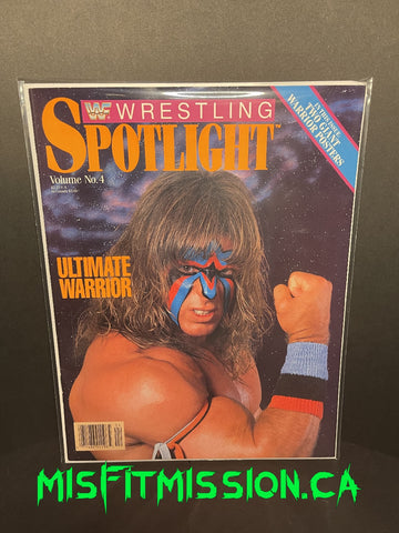WWF Wrestling Spotlight Magazine #4 Ultimate Warrior