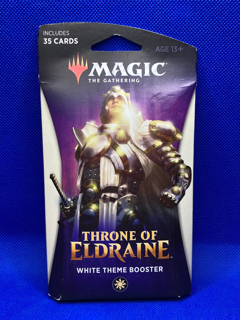 Magic the Gathering: Throne of Eldraine White Booster Pack (New) The Misfit Mission Collectables Magic the Gathering: Throne of Eldraine White Booster Pack (New) The Misfit Mission Collectables