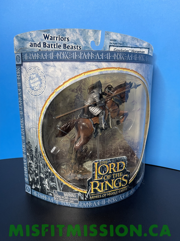 Lord of The Rings Armies of Middle Earth Battle Figure Warriors and Battle Beasts Gondorian Horseman (New)