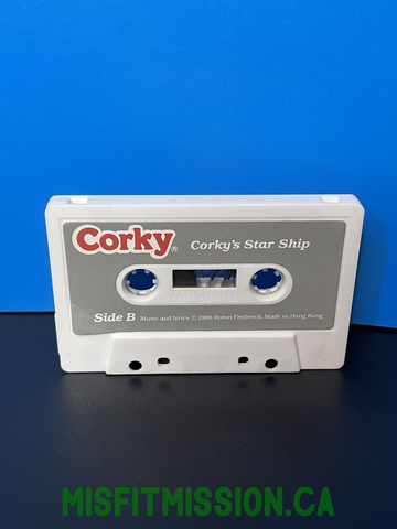 Vintage 1980 Playmates Corky Cassette Tape Corky's Star Ship