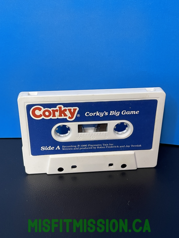 Vintage 1980 Playmates Corky Cassette Tape Corky's Big Game