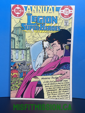 DC Comics 1983 Annual the Legion of Super Heroes #2