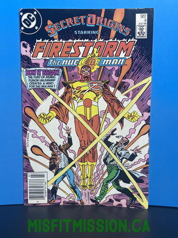 DC Comics 1986 Secret Origins Starring Firestorm the Nuclear Man #4