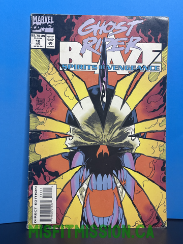 Marvel Comics 1993 Ghost Rider Blaze Spirits of Vengeance #12