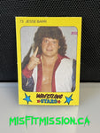 1986 Monty Gum Wrestling Stars Jesse Barr #73