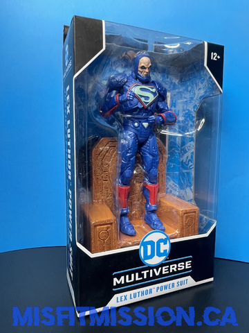 DC Multiverse McFarlane Justice League The Darkseid War Lex Luthor Power Suit
