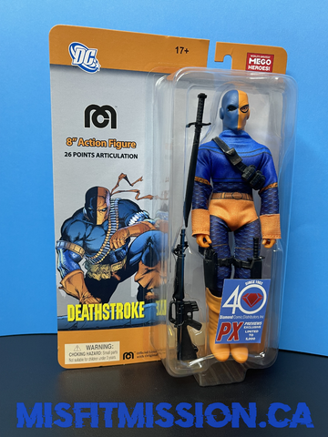 2021 DC Mego 8" Deathstroke PX Preview Exclusive (New)