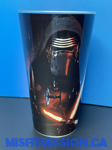 Star Wars Kylo Ren 16oz. Glass Cup (New)