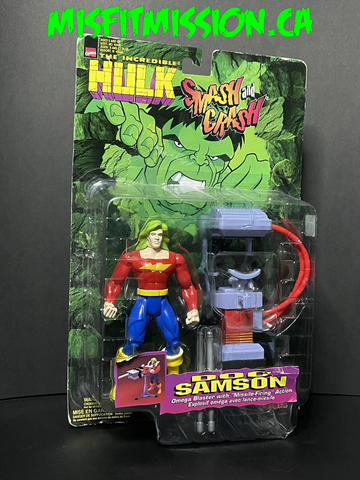 1997 Toy Biz Marvel The Incredible Hulk Smash and Crash Doc Samson (New)