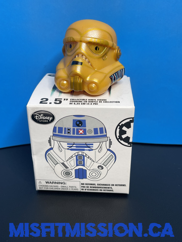 Disney Star Wars Legion Series 3 2.5" Collectable Vinyl Figure Helmet C-3PO