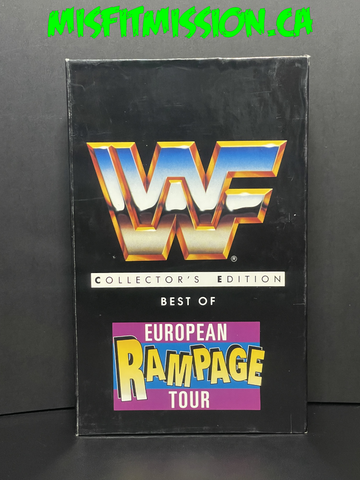 WWE\WWF VHS Collector's Edition Best of European Rampage Tour