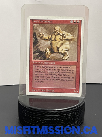 Magic the Gathering: Red Fourth Edition Earth Elemental