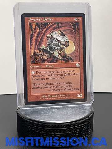 Magic the Gathering: Red Judgement Dwarven Driller