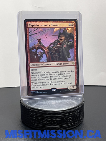 Magic the Gathering: Red Ixalan Captain Lannery Storm Foil