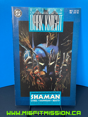 DC Comics 1989 Batman Legends of The Dark Knight #2 Shaman Part 2 of 5