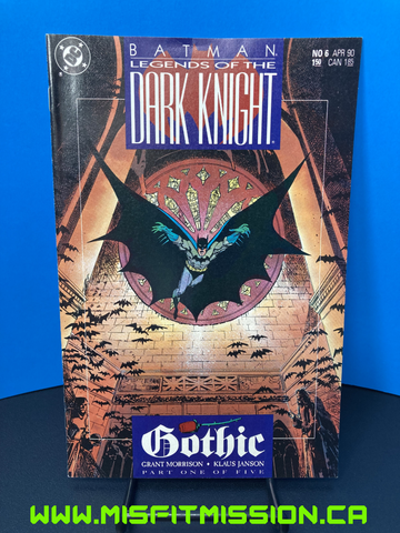 DC Comics 1990 Batman Legends of The Dark Knight #6 Gothic Part 1 of 5
