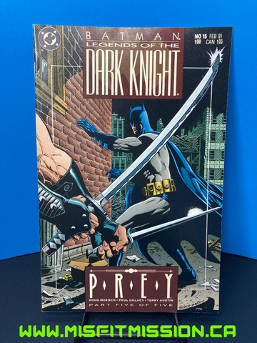 DC Comics 1991 Batman Legends of The Dark Knight #15 Prey 5 of 5