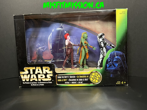 Kenner 1998 Star Wars The Power of The Force Jabba The Hutt's Dancers 3 pack (New)