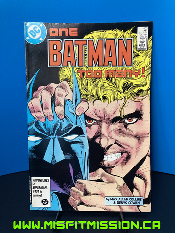 DC Comics January 1987 One Batman Too many! #403