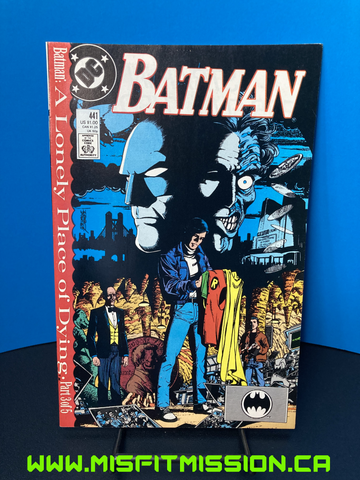 DC Comics 1989 Batman #441 A Lonely Place of Division 3 of 5
