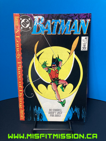 DC Comics 1989 Batman #442 A Lonely Place of Division 5 of 5