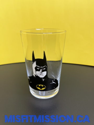 DC Comics 1989 Batman Glass Cup