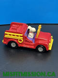 Vintage 1966 Aviva Snoopy Fire Truck