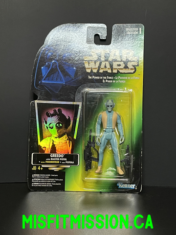 1996 Star Wars Power of The Force Greedo (New)