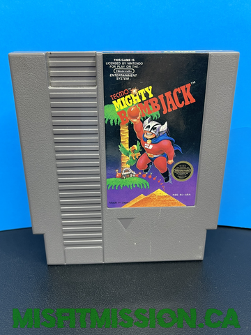 Vintage NES Tecmo Mighty Bomb Jack
