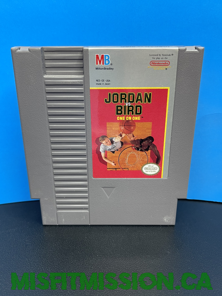 Vintage NES Jordan VS Bird One on One The Misfit Mission