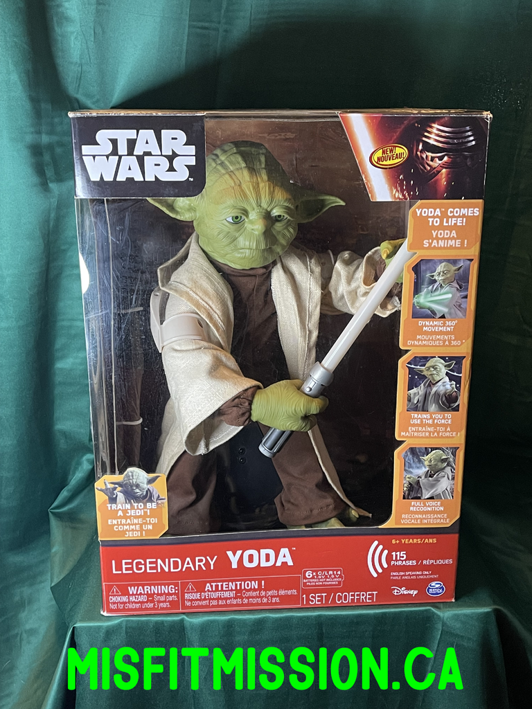 Star Wars Animatronic Legendary Yoda New The Misfit Mission