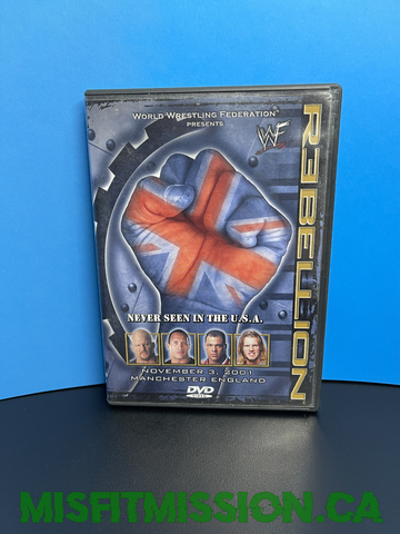 WWE DVD 2001 Rebellion Manchester England