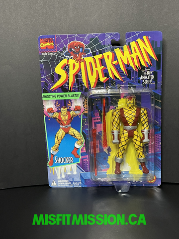 Toy Biz 1994 Marvel Spider-Man Animated Series Shocker (New)