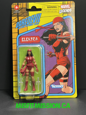 Kenner Marvel Legends 3.75 inch Daredevil The Man Without Fear Elektra (New)