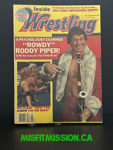Victory Sports Series Inside Wrestling September 1985 Rowdy Roddy Piper