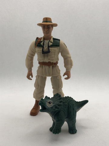 Jurassic Park: Eddie Carr w/Dino - The Misfit Mission Collectables -Jurassic Park - Kenner - Jurassic Park - -