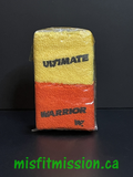Rare Vintage 1988 WWF/WWE Ultimate Warrior Wrist Bands Orange and Yellow Set of 4