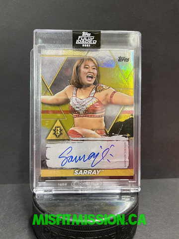 2021 WWE Fully Loaded Sarray Autographed Card 25/75