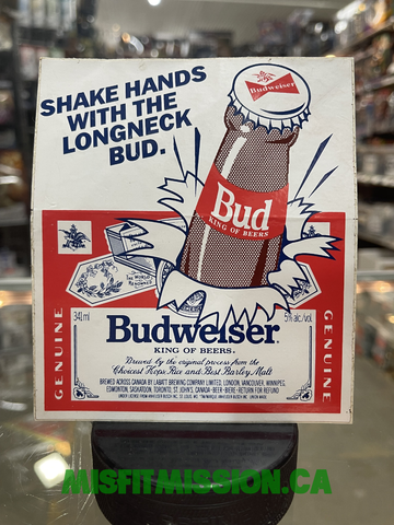 Vintage 1980's Budweiser Longneck Sticker