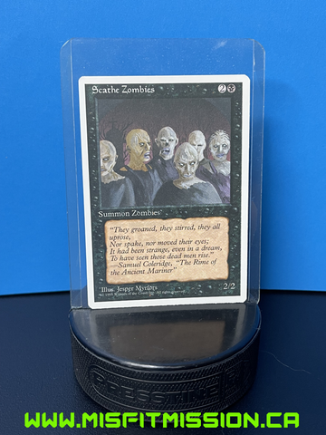 Magic the Gathering: Black 4th Edition Summon Zombies Scathe Zombies
